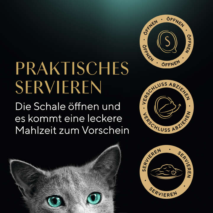 Sheba Katzen-Nassfutter Schale Filets mit natürlichem Huhn